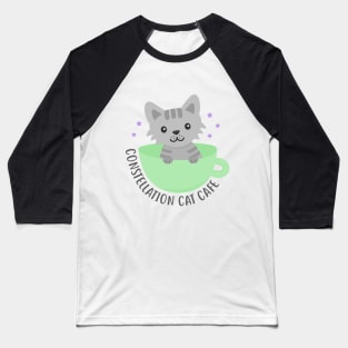 Constellation Cat Cafe: Classic Logo Baseball T-Shirt